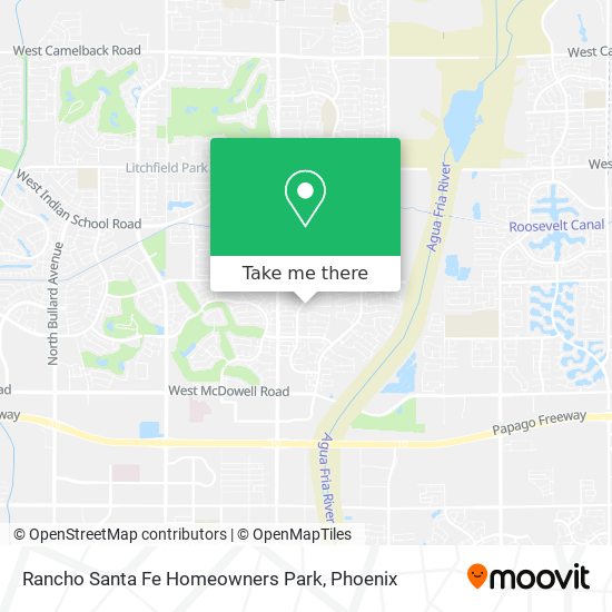 Rancho Santa Fe Homeowners Park map