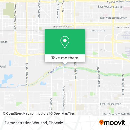 Demonstration Wetland map