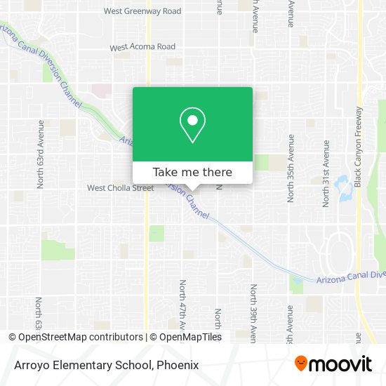 Arroyo Elementary School map