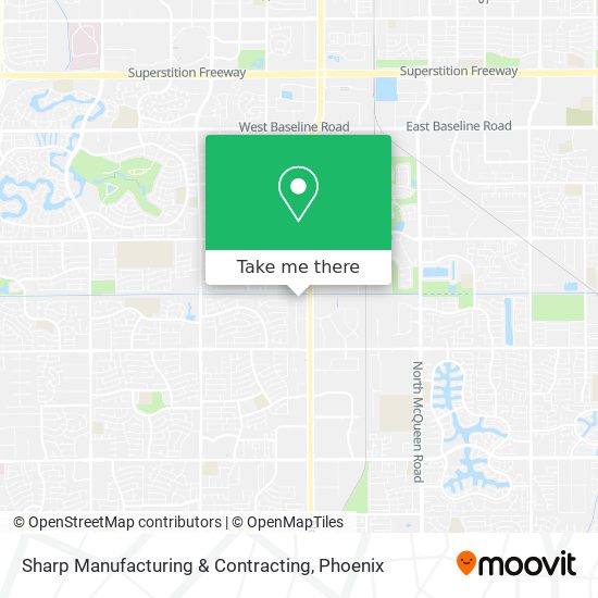 Sharp Manufacturing & Contracting map