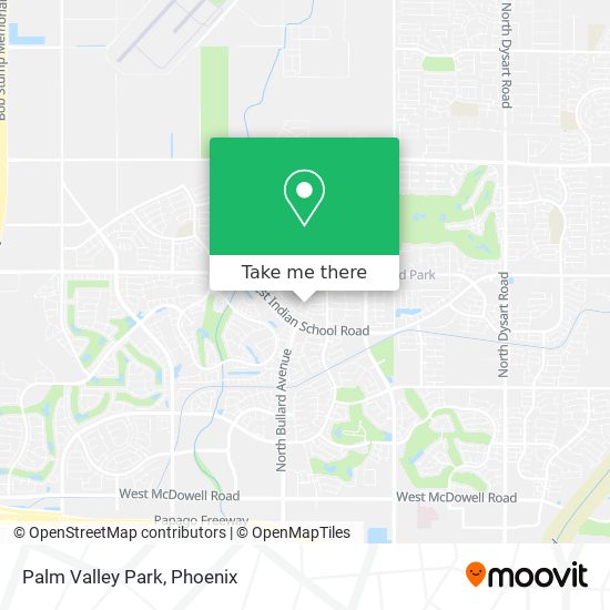 Mapa de Palm Valley Park
