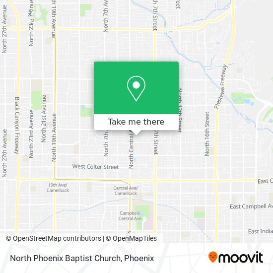 North Phoenix Baptist Church map