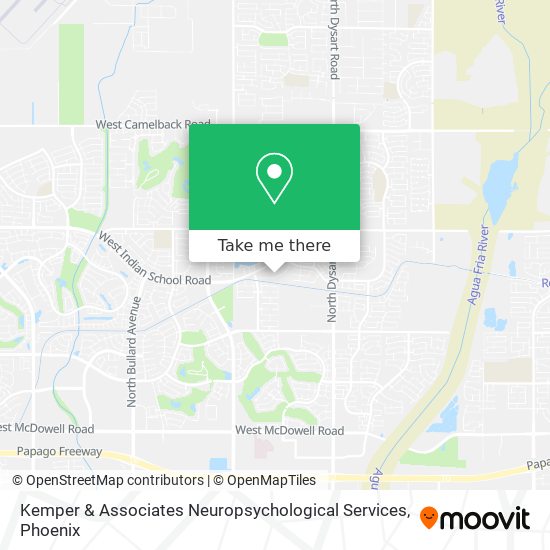 Kemper & Associates Neuropsychological Services map