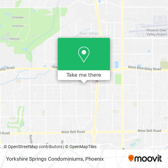 Mapa de Yorkshire Springs Condominiums