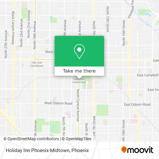 Mapa de Holiday Inn Phoenix-Midtown