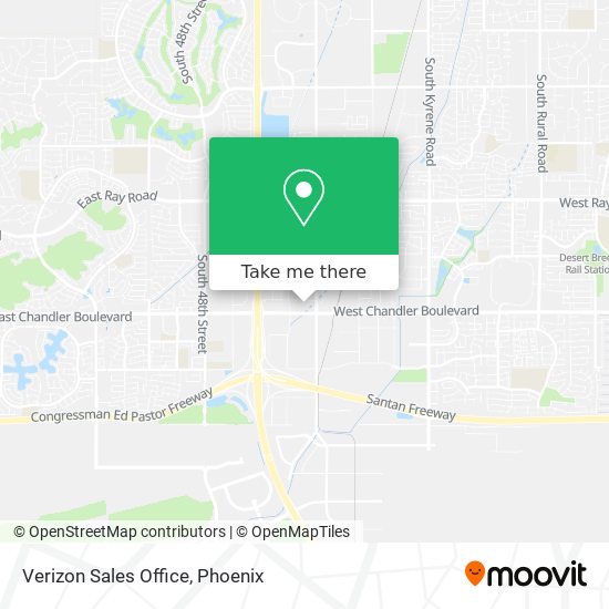 Mapa de Verizon Sales Office