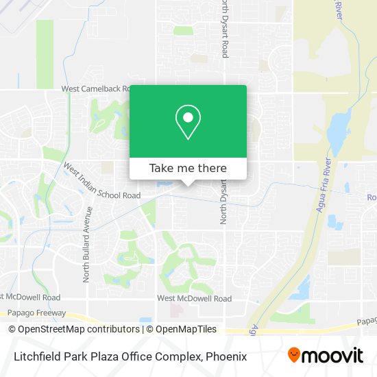 Litchfield Park Plaza Office Complex map