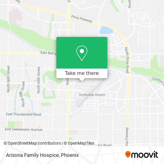 Arizona Family Hospice map