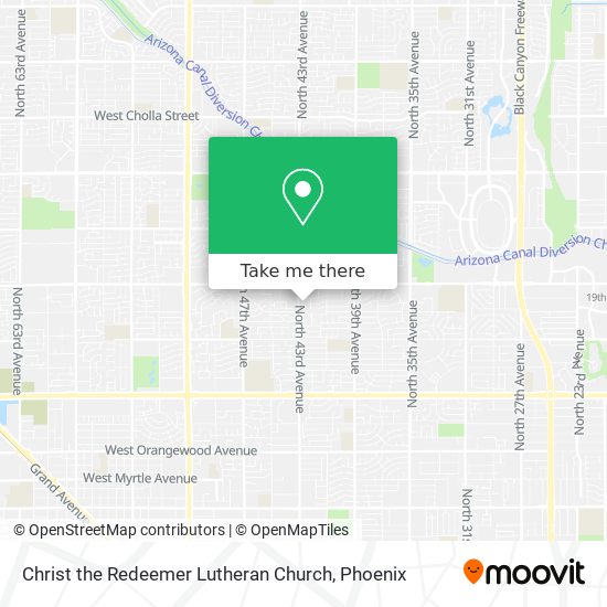 Christ the Redeemer Lutheran Church map