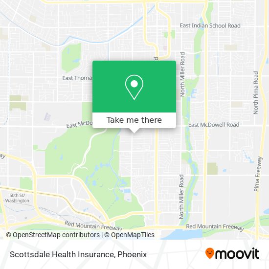 Mapa de Scottsdale Health Insurance