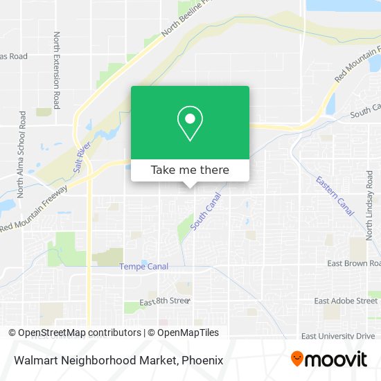 Walmart Neighborhood Market map