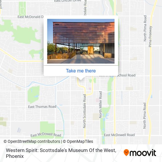 Mapa de Western Spirit: Scottsdale's Museum Of the West