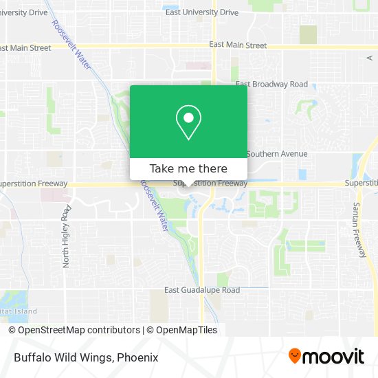 Buffalo Wild Wings map