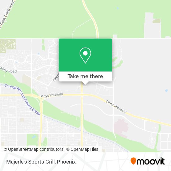 Majerle's Sports Grill map