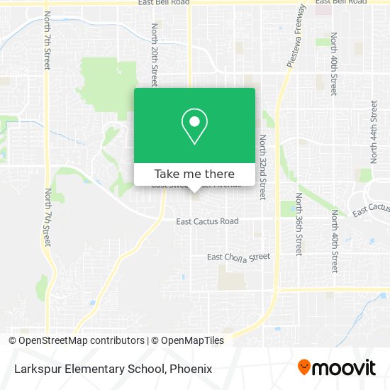 Larkspur Elementary School map