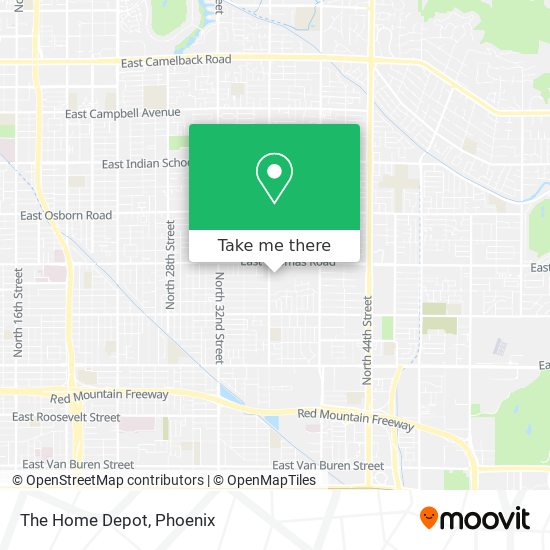 The Home Depot map