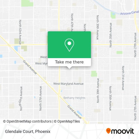 Glendale Court map