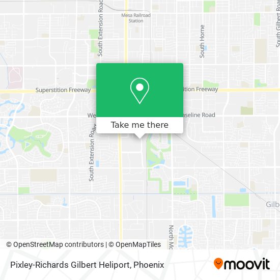 Pixley-Richards Gilbert Heliport map