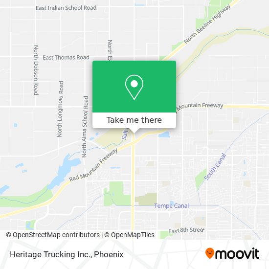 Heritage Trucking Inc. map