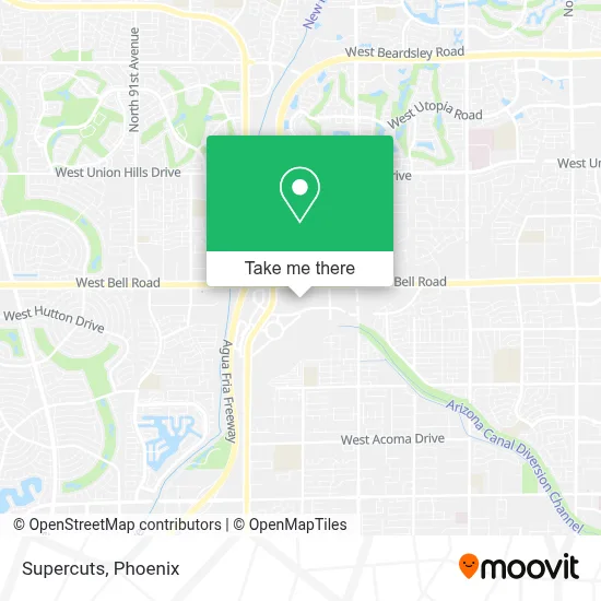 Supercuts map