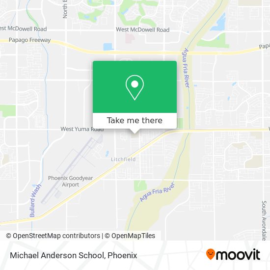Michael Anderson School map
