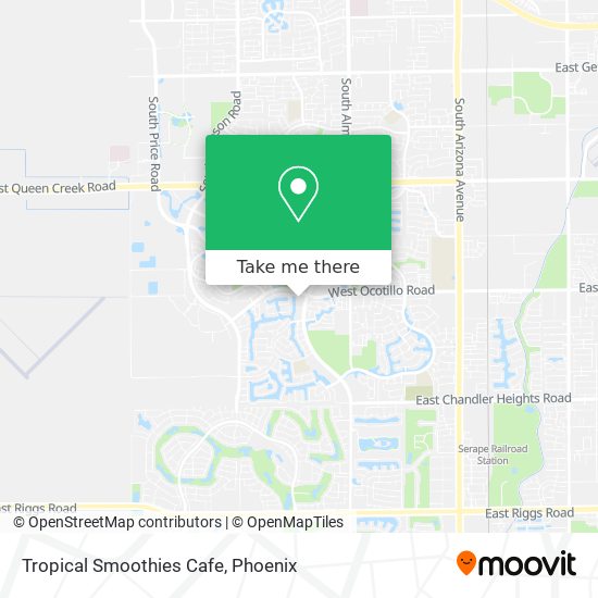 Mapa de Tropical Smoothies Cafe