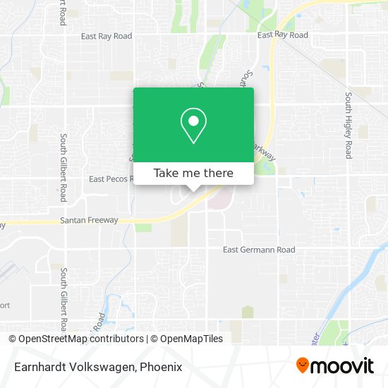 Earnhardt Volkswagen map