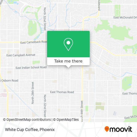 White Cup Coffee map