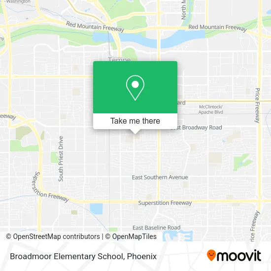 Broadmoor Elementary School map