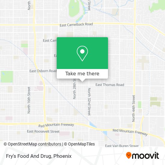 Mapa de Fry's Food And Drug