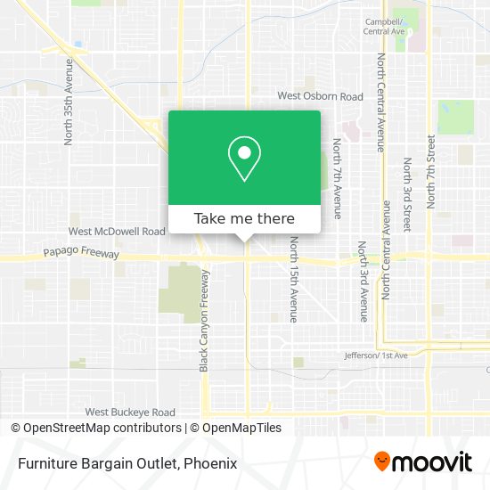 Mapa de Furniture Bargain Outlet