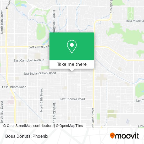 Bosa Donuts map