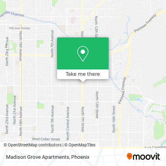 Mapa de Madison Grove Apartments