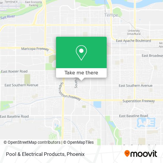 Pool & Electrical Products map
