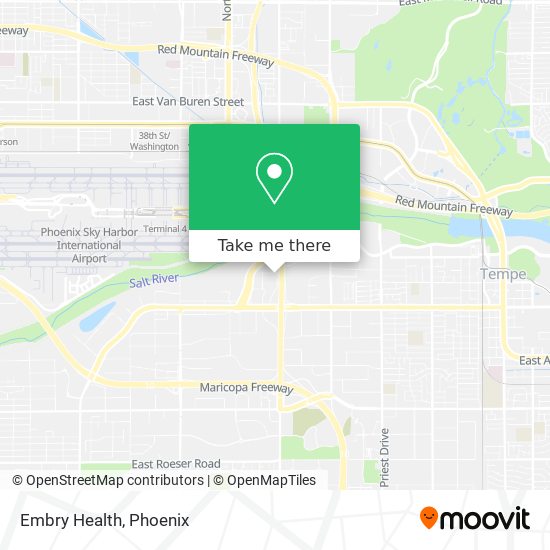 Mapa de Embry Health