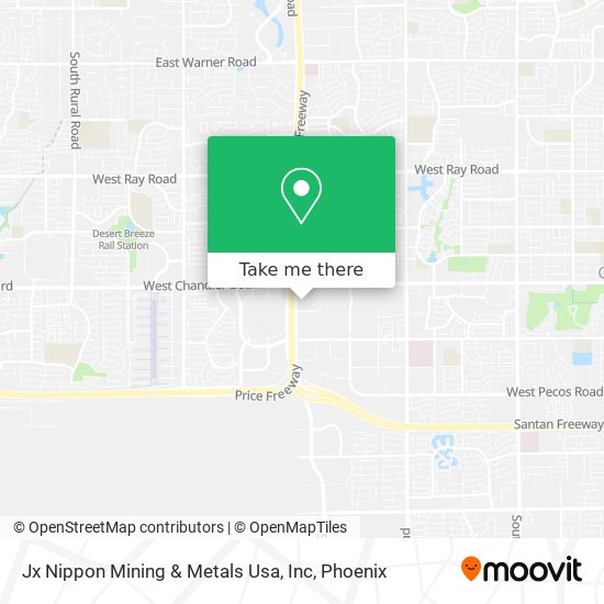 Mapa de Jx Nippon Mining & Metals Usa, Inc