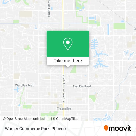 Warner Commerce Park map