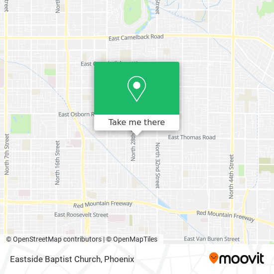 Mapa de Eastside Baptist Church