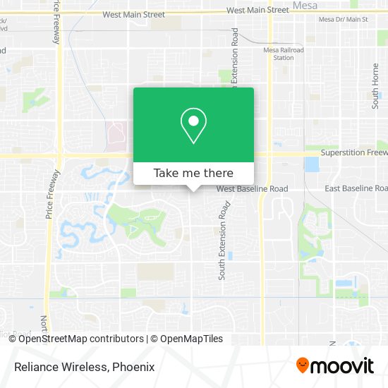 Reliance Wireless map