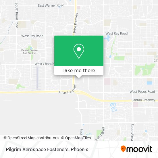 Pilgrim Aerospace Fasteners map