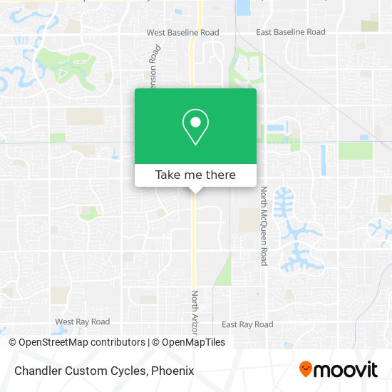 Chandler Custom Cycles map