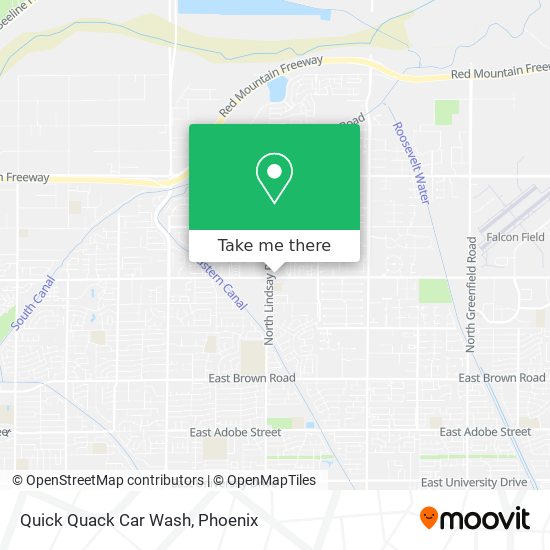 Quick Quack Car Wash map