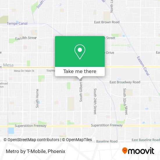 Metro by T-Mobile map