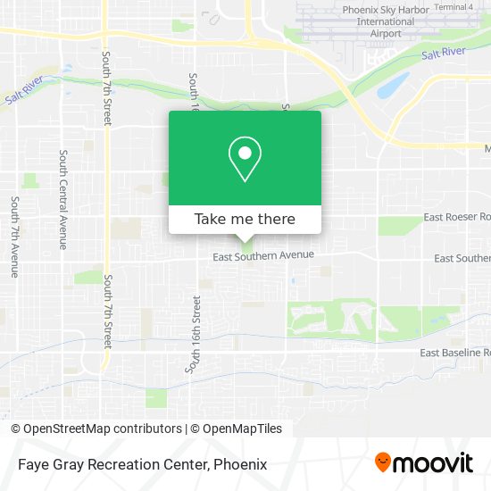 Faye Gray Recreation Center map