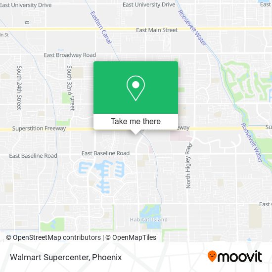 Walmart Supercenter map