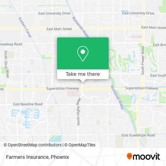 Farmers Insurance map