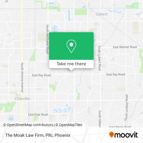 Mapa de The Moak Law Firm, Pllc