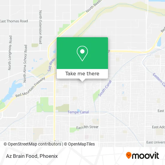 Az Brain Food map
