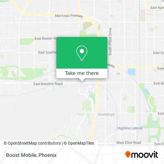 Boost Mobile map