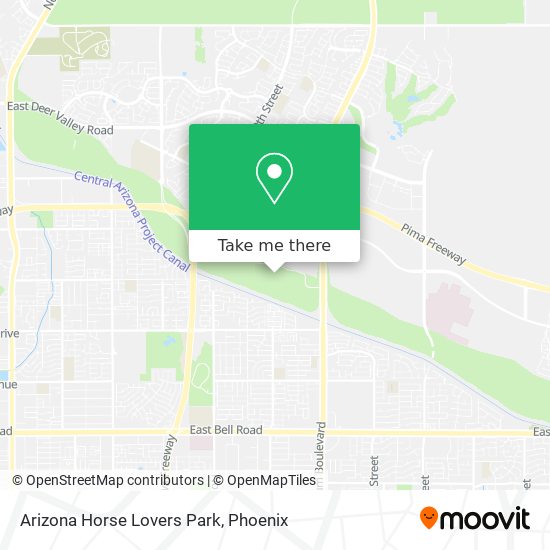 Arizona Horse Lovers Park map